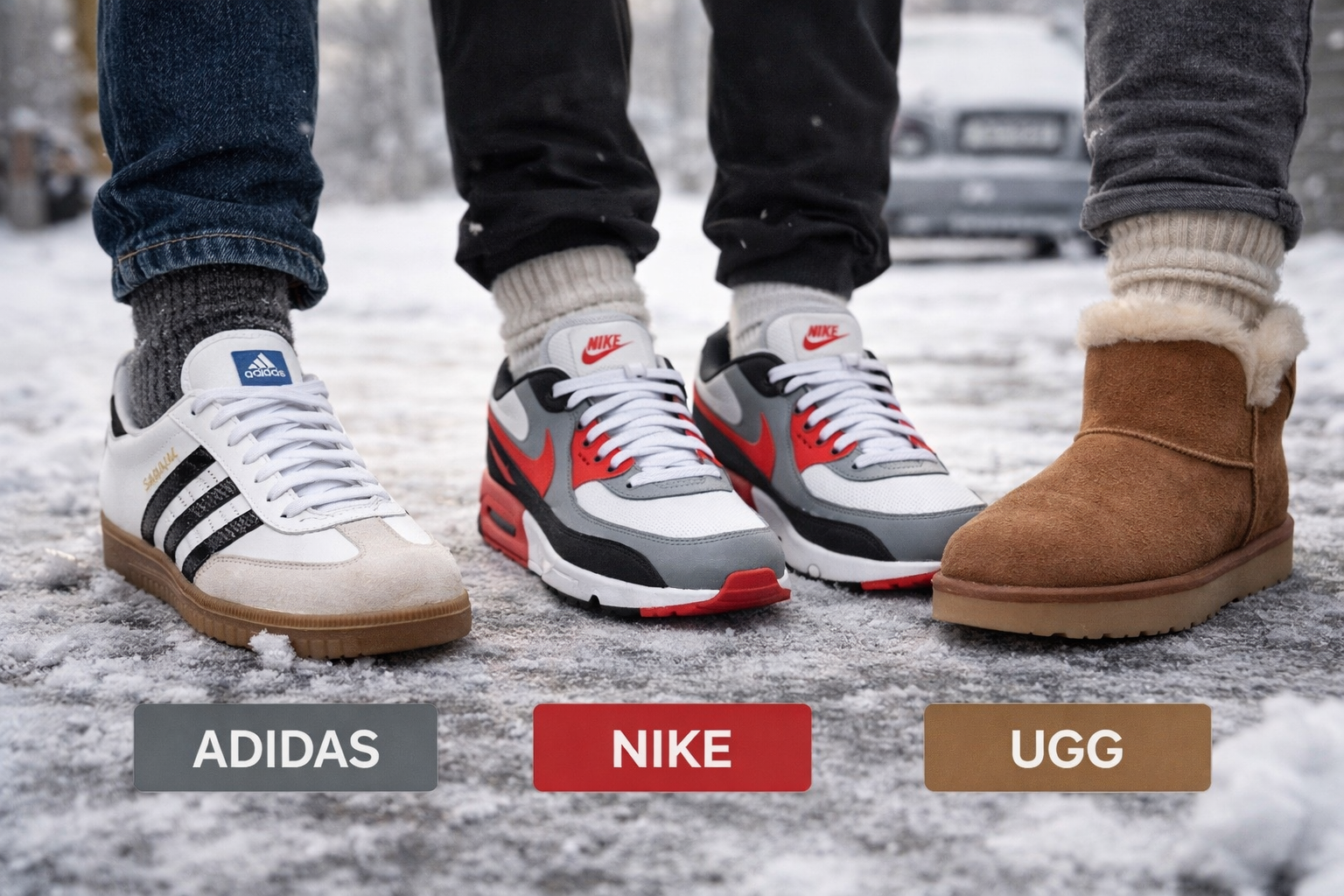 Sådan styler du Adidas, Nike og UGG i den kolde sæson